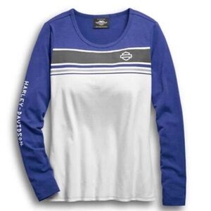 Harley-Davidson Chest Stripe Long Sleeve Tee